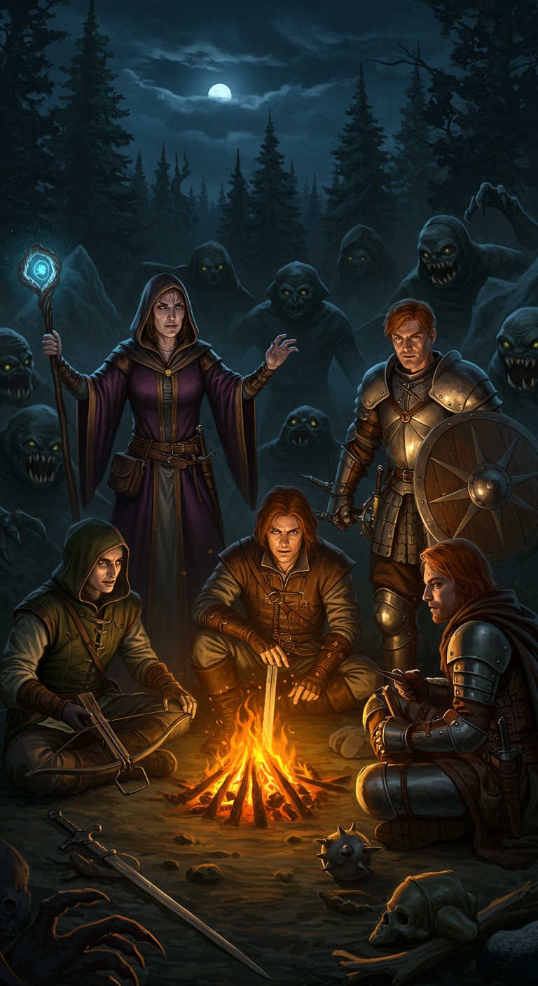 Adventure character dialogue