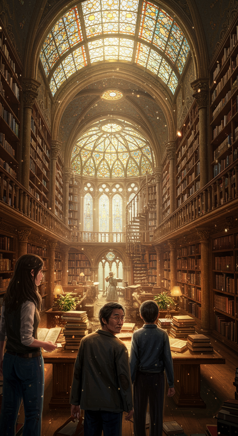 Mystical character dialogue